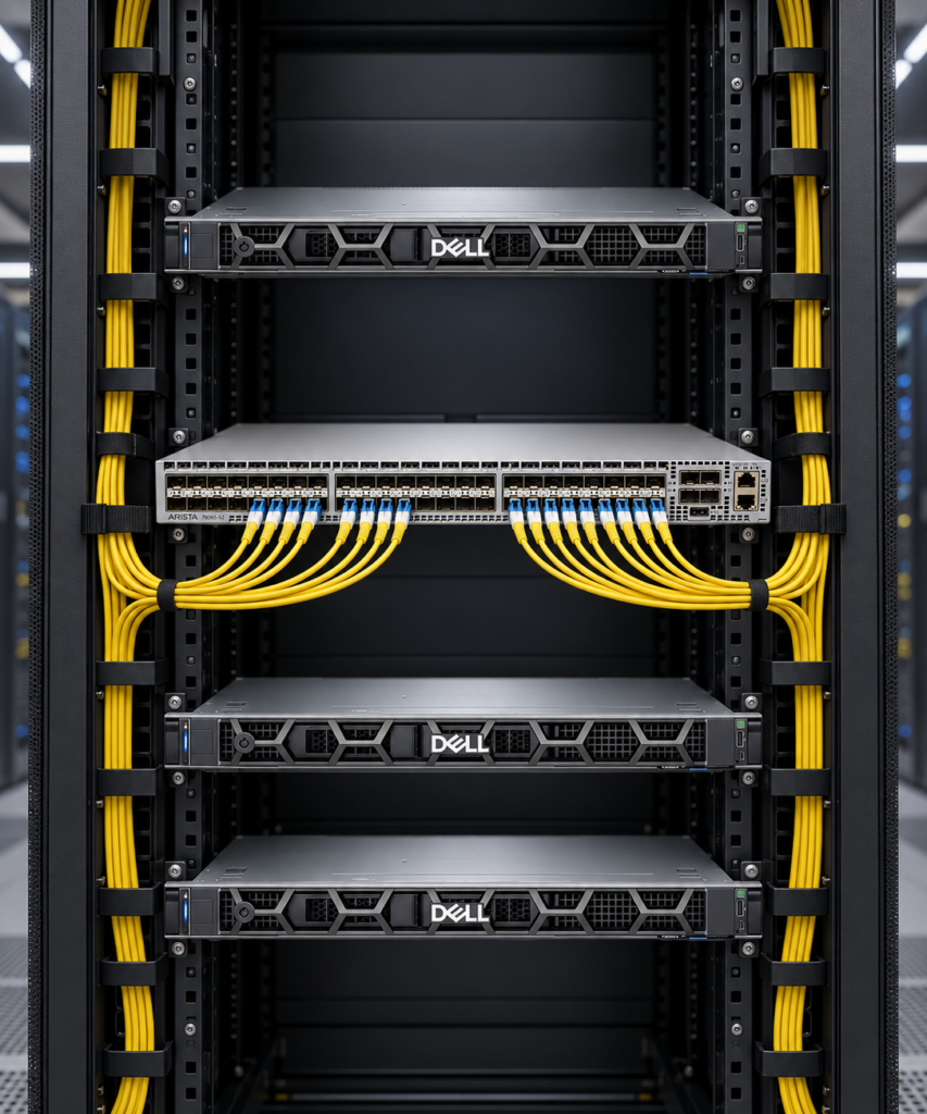 Dell server fibre rack