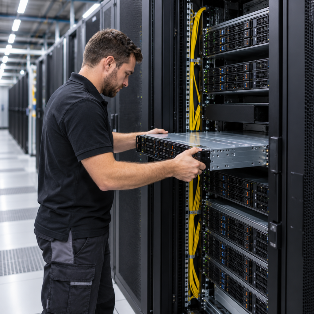 Dell server rack installation