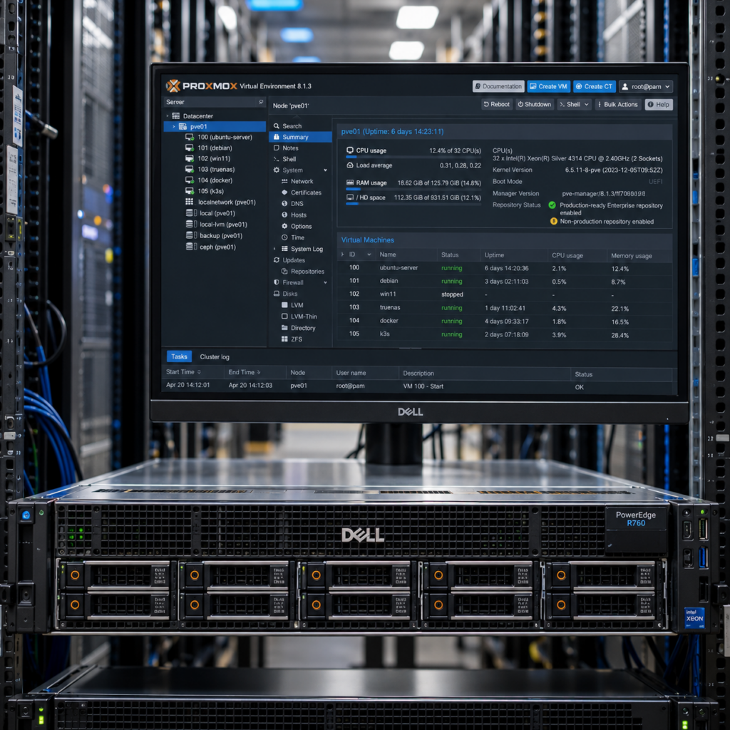 Proxmox dell server